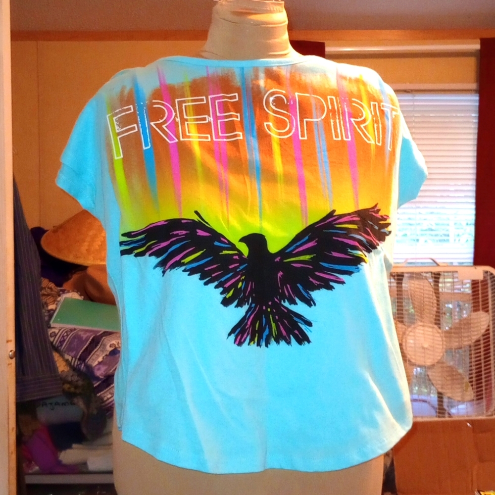 Beautiful turquoise Free Spirit top